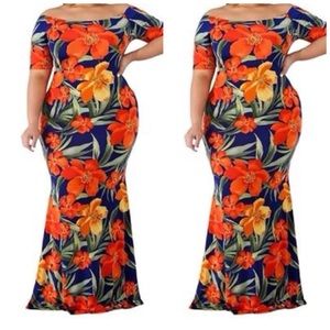 The Pack Some Flower Power Plus Dress
